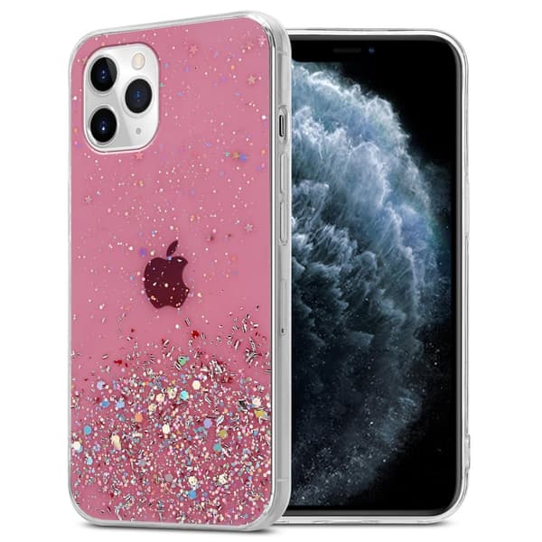 Deksel til iPhone 11 med glitrende glitter