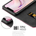 Pikkukuva 5 / 8: iPhone 13 Suojakotelo Suojakuori Lompakkokotelo Matkapuhelinkotelo jossa magneettisuljenta, jalusta-toiminto ja korttitasku