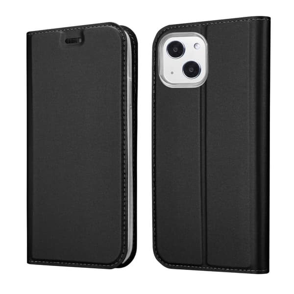Deksel til iPhone 13 Lommebokdeksel med magnetisk lukking, stativfunksjon og kortlomme