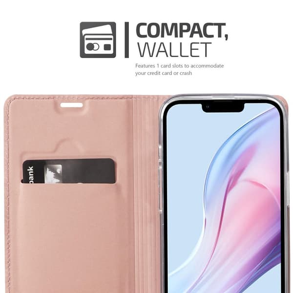 Deksel til iPhone 13 PRO MAX Lommebokdeksel med magnetisk lukking, stativfunksjon og kortlomme
