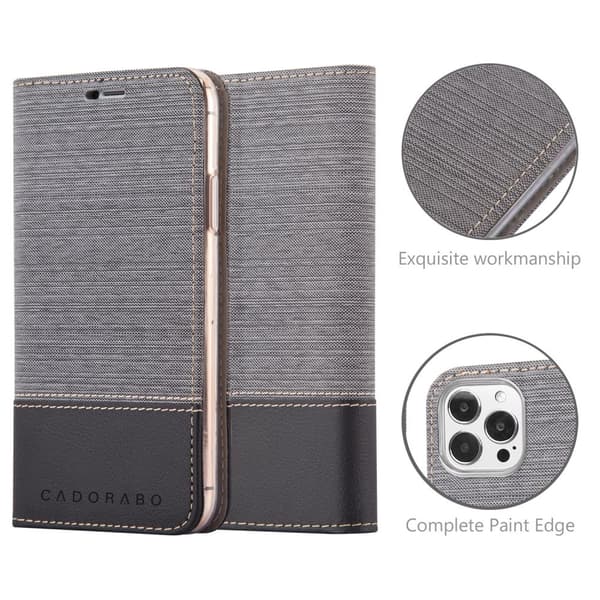 iPhone 13 PRO MAX Skal Plånboksfodral med magnetisk stängning, ståfunktion och kortficka