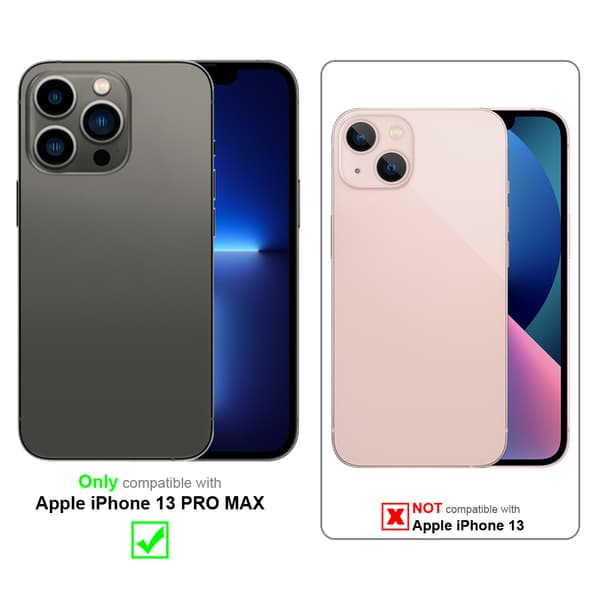 iPhone 13 PRO MAX Suojakotelo Suojakuori Lompakkokotelo Matkapuhelinkotelo jossa magneettisuljenta, jalusta-toiminto ja korttitasku