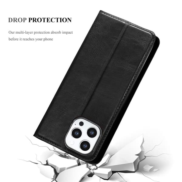iPhone 13 PRO MAX Fodral Skal Plånboksfodral Case med magnetisk stängning, ståfunktion och kortficka