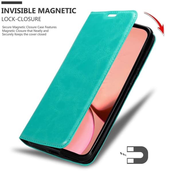 Lommebokdeksel til iPhone 13 PRO MAX Deksel med magnetisk lukking, stativfunksjon og kortlomme