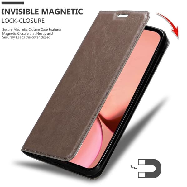 iPhone 13 PRO MAX Fodral Skal Plånboksfodral Case med magnetisk stängning, ståfunktion och kortficka