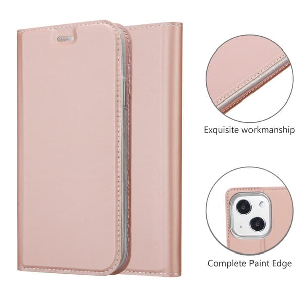 iPhone 13 MINI Suojakotelo Suojakuori Lompakkokotelo Matkapuhelinkotelo jossa magneettisuljenta, jalusta-toiminto ja korttitasku