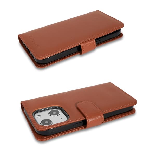 Lommebokdeksel til iPhone 13 MINI Deksel med magnetisk lukking og 3 kortplasser
