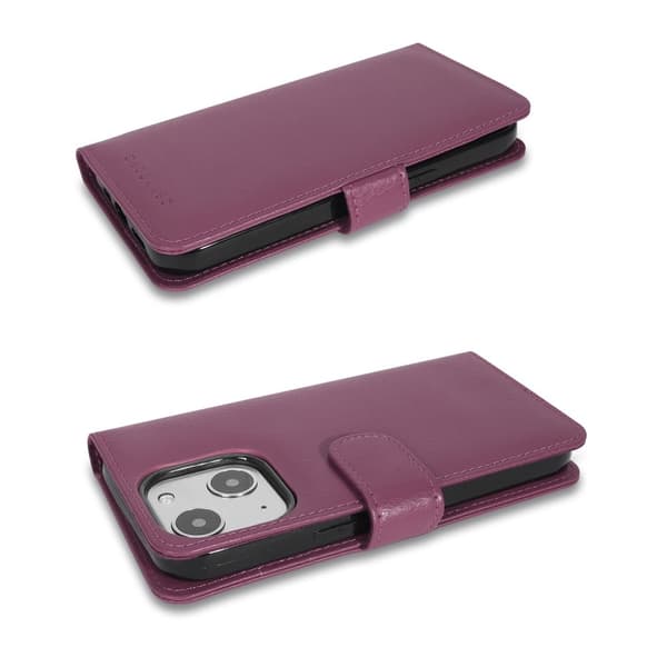 iPhone 13 MINI Skal Fodral Mobilskydd med magnetisk stängning och 3 kortplatser