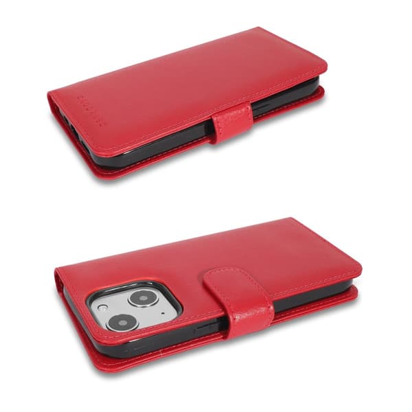 Lommebokdeksel til iPhone 13 MINI Deksel med magnetisk lukking og 3 kortplasser