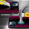Pikkukuva 6 / 11: iPhone 13 PRO Suojakuori Suojakotelo TPU-silikonista valmistettu raitaoptiikan suojakansi ja karkaistusta lasista valmistettu takapuoli