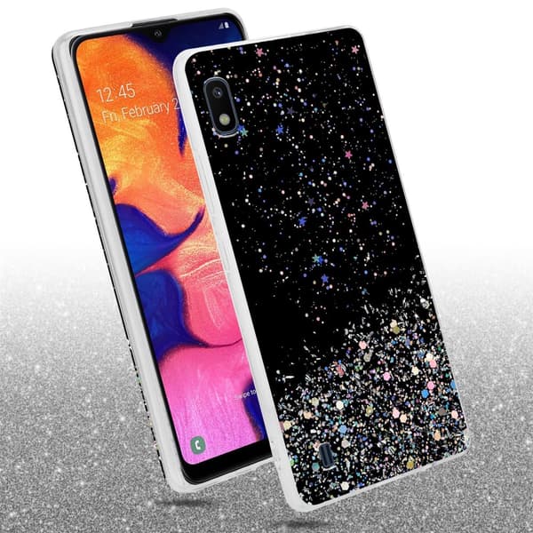 Deksel til Samsung Galaxy A10 / M10 med glitrende glitter