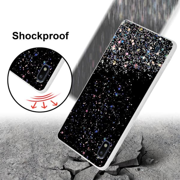 Deksel til Samsung Galaxy A10 / M10 med glitrende glitter