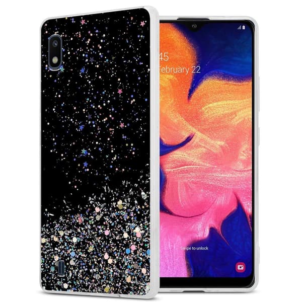 Deksel til Samsung Galaxy A10 / M10 med glitrende glitter
