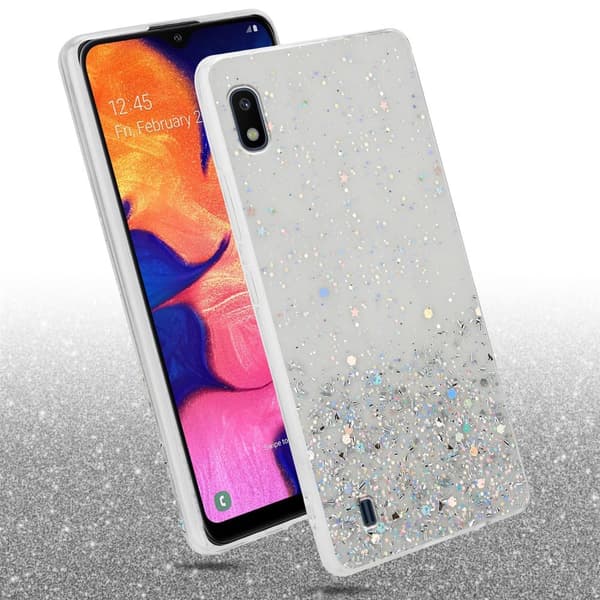 Deksel til Samsung Galaxy A10 / M10 med glitrende glitter