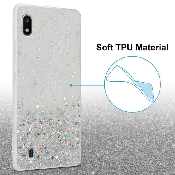 Deksel til Samsung Galaxy A10 / M10 med glitrende glitter