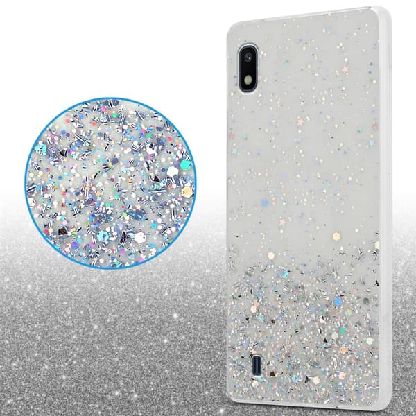 Deksel til Samsung Galaxy A10 / M10 med glitrende glitter