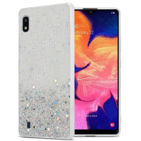 Deksel til Samsung Galaxy A10 / M10 med glitrende glitter