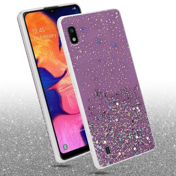 Deksel til Samsung Galaxy A10 / M10 med glitrende glitter