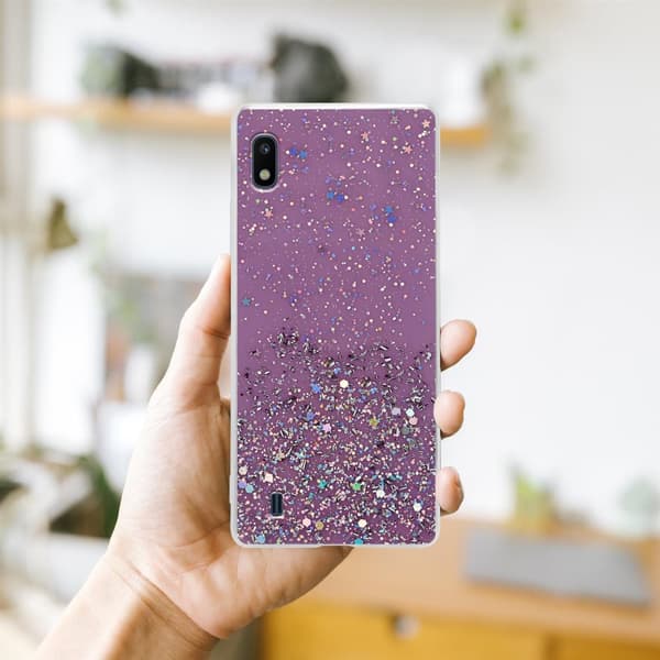 Deksel til Samsung Galaxy A10 / M10 med glitrende glitter