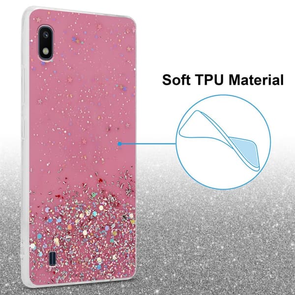 Deksel til Samsung Galaxy A10 / M10 med glitrende glitter
