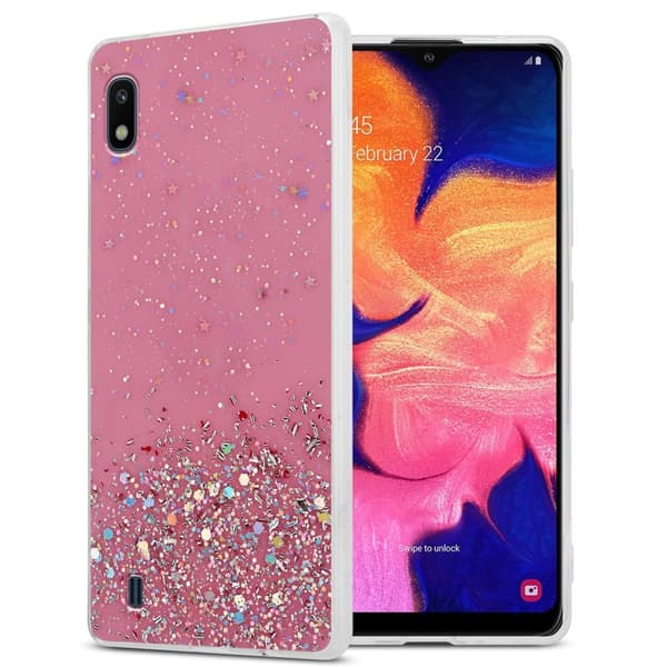 Deksel til Samsung Galaxy A10 / M10 med glitrende glitter