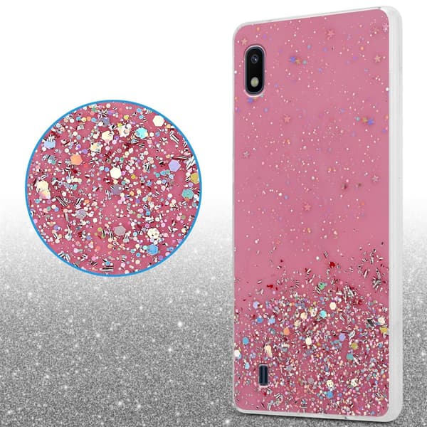 Deksel til Samsung Galaxy A10 / M10 med glitrende glitter