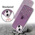 Miniatyrbild 6 av 8: iPhone 13 MINI Skal Fodral Case Cover av flexibelt TPU-silikon med glittrande glitter