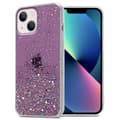Miniatyrbild 1 av 8: iPhone 13 MINI Skal Fodral Case Cover av flexibelt TPU-silikon med glittrande glitter
