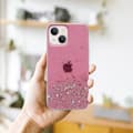Miniatyrbild 8 av 8: iPhone 13 MINI Skal Fodral Case Cover av flexibelt TPU-silikon med glittrande glitter