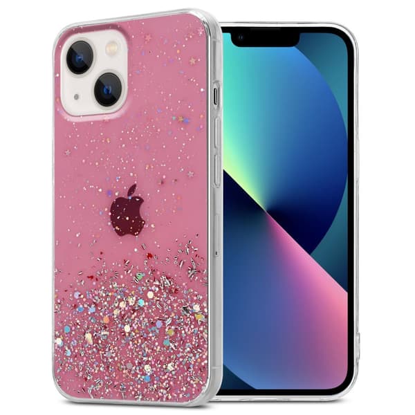 Deksel til iPhone 13 MINI med glitrende glitter