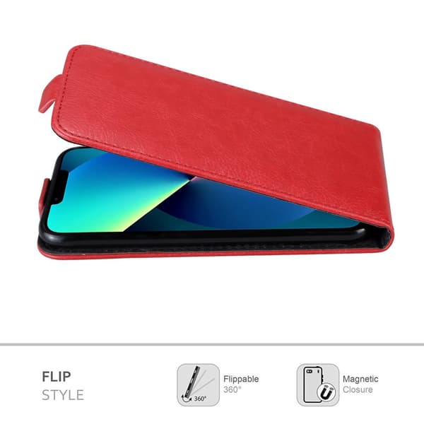 iPhone 13 PRO Skal Fodral i flipdesign Mobilskydd av smidigt konstläder Case Cover