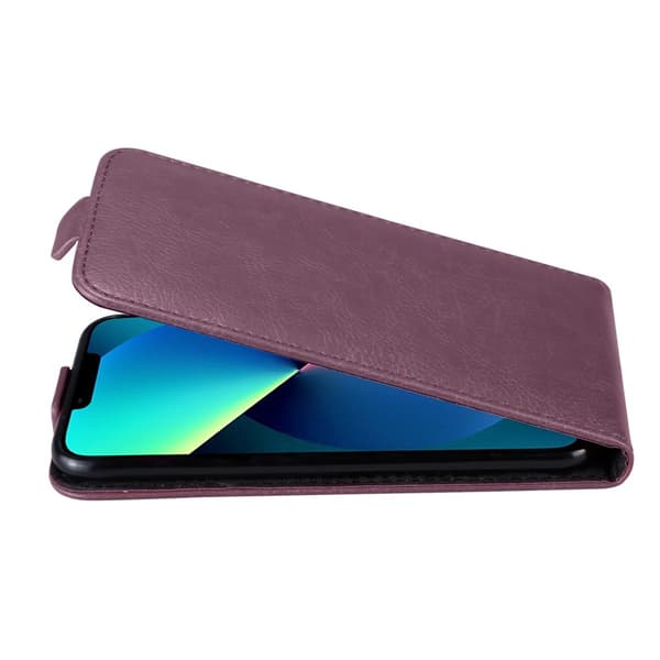 iPhone 13 PRO Skal Fodral i flipdesign Mobilskydd av smidigt konstläder Case Cover