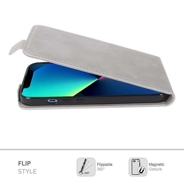 iPhone 13 PRO Skal Fodral i flipdesign Mobilskydd av smidigt konstläder Case Cover