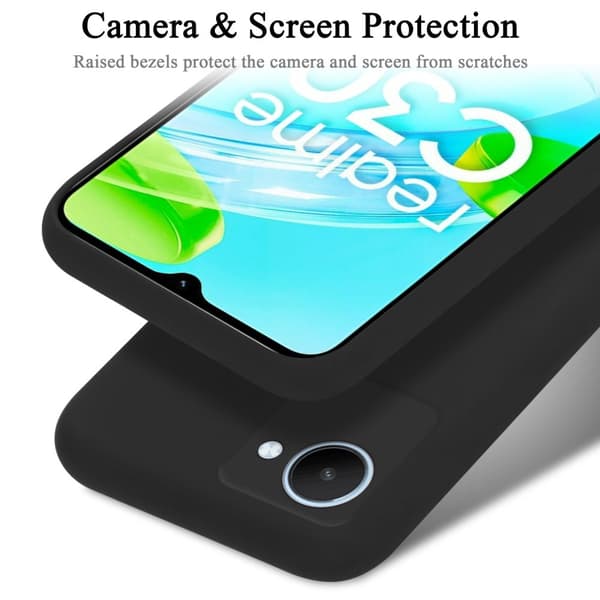Realme C30 / Narzo 50i PRIME Skal Fodral av flexibelt TPU-silikon Case Cover