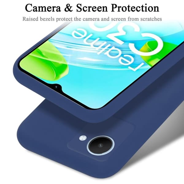 Realme C30 / Narzo 50i PRIME Skal Fodral av flexibelt TPU-silikon Case Cover