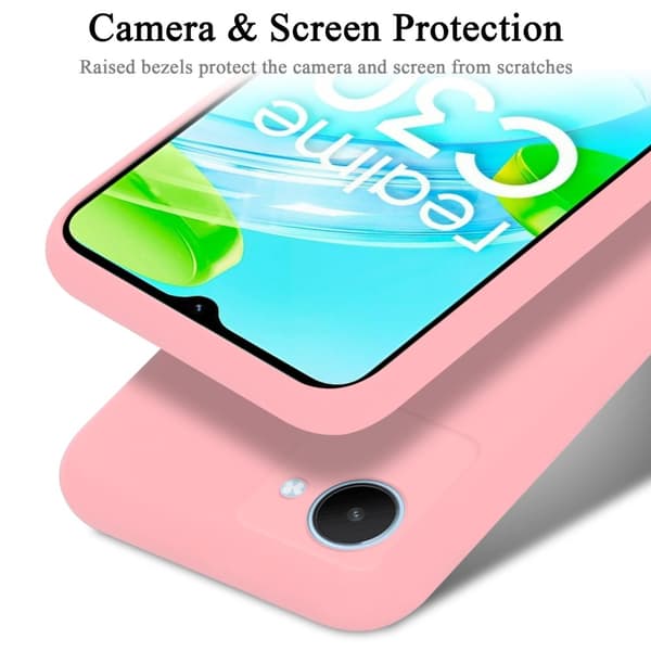 Realme C30 / Narzo 50i PRIME Skal Fodral av flexibelt TPU-silikon Case Cover