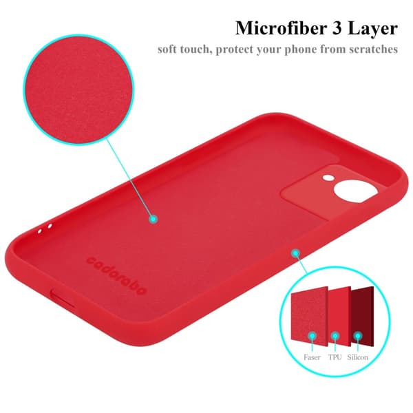 Realme C30 / Narzo 50i PRIME Skal Fodral av flexibelt TPU-silikon Case Cover