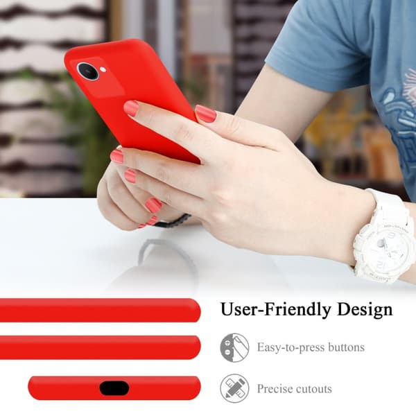 Realme C30 / Narzo 50i PRIME Skal Fodral av flexibelt TPU-silikon Case Cover
