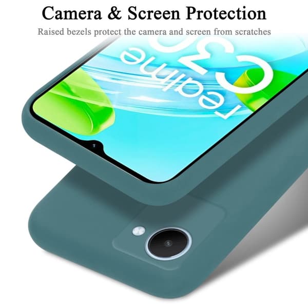 Realme C30 / Narzo 50i PRIME Skal Fodral av flexibelt TPU-silikon Case Cover