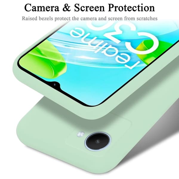 Realme C30 / Narzo 50i PRIME Skal Fodral av flexibelt TPU-silikon Case Cover