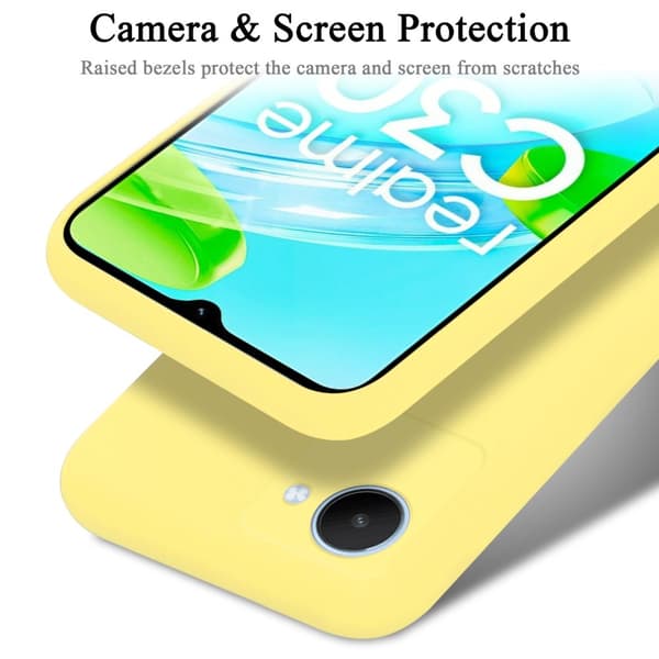 Realme C30 / Narzo 50i PRIME Skal Fodral av flexibelt TPU-silikon Case Cover