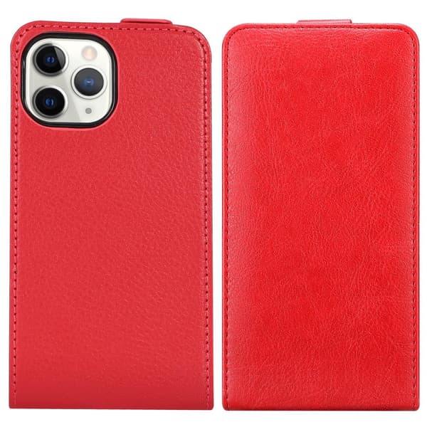 Deksel til iPhone 13 PRO MAX Flip Etui  laget av glatt kunstskinn