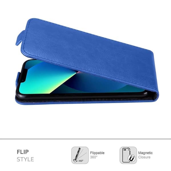 Deksel til iPhone 13 PRO MAX Flip Etui  laget av glatt kunstskinn