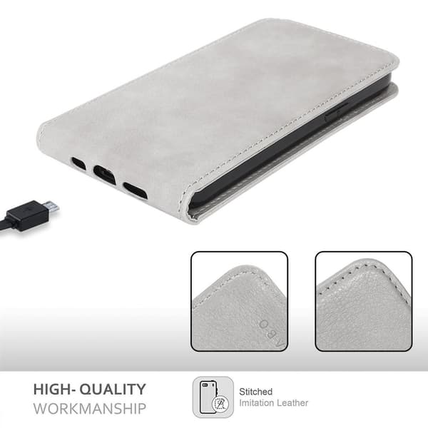 Deksel til iPhone 13 PRO MAX Flip Etui  laget av glatt kunstskinn