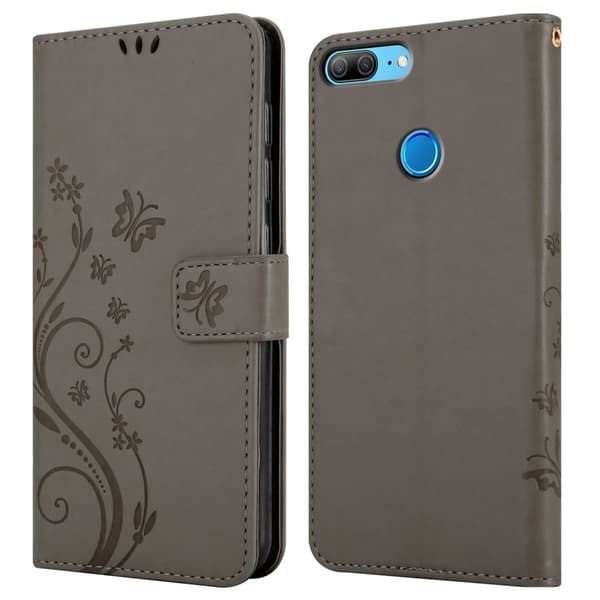 Honor 9X LITE Skal Fodral i blomdesign Mobilskydd Case Cover med magnetisk stängning, ståfunktion och kortplatser