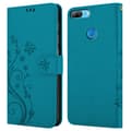 Miniatyrbild 8 av 8: Honor 9X LITE Skal Fodral i blomdesign Mobilskydd Case Cover med magnetisk stängning, ståfunktion och kortplatser