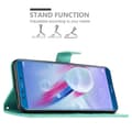 Miniatyrbild 4 av 8: Honor 9X LITE Skal Fodral i blomdesign Mobilskydd Case Cover med magnetisk stängning, ståfunktion och kortplatser