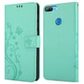Miniatyrbild 8 av 8: Honor 9X LITE Skal Fodral i blomdesign Mobilskydd Case Cover med magnetisk stängning, ståfunktion och kortplatser
