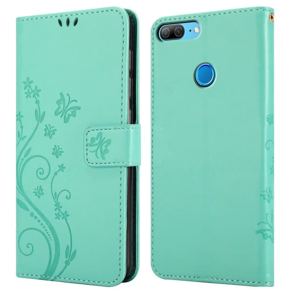 Honor 9X LITE Skal Fodral i blomdesign Mobilskydd Case Cover med magnetisk stängning, ståfunktion och kortplatser