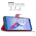 Miniatyrbild 4 av 8: Honor 9X LITE Skal Fodral i blomdesign Mobilskydd Case Cover med magnetisk stängning, ståfunktion och kortplatser